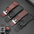 Retro Genuine Leather Wrist Band for Men 22mm 24mm 26mm 28mm 30mm 32mm Watch Bands for DS Models DZ7406 DZ7408 DZ4280 DZ4343