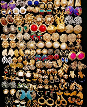 Wholesale Custom Designer Geometric Stud Golden Big Pearl Earring for Women Jewelry