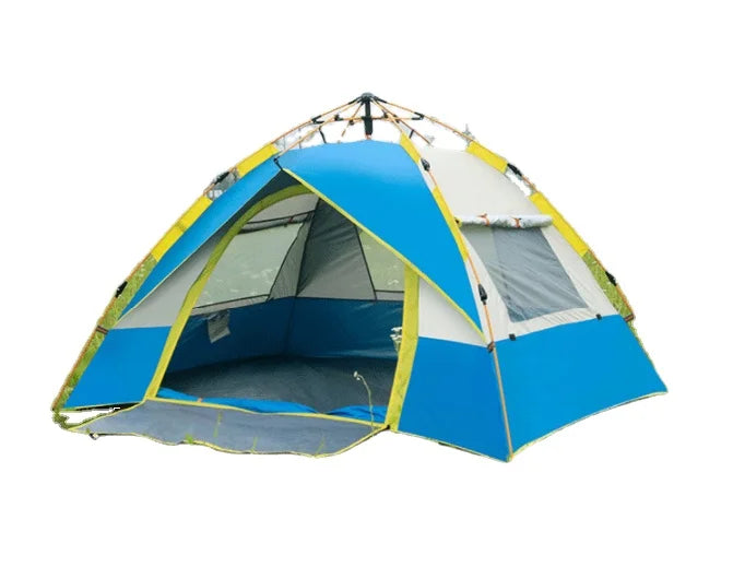 Hot Sale 3-4 People Camping Tent Outdoor Family  Hiking Shelter Instant Setup Automatic Pop up Portable Fully Automatic Tent