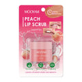 Peach-Scented Lip Scrub with Natural Plant Particles 15g Gently Exfoliates & Moisturizes Fades Lip Lines