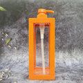 Wholesale 300ml 500ml 750ml 1000ml Empty Transparent Square Plastic Petg Foaming/lotion Hand Soap Washing Pump Bottles