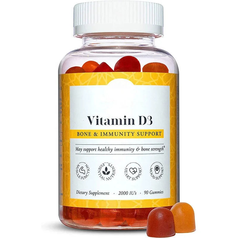 OEM/ODM Calcium Magnesium Zinc Vitamin D3 K2 10000 Iu Gummy Supplement Vitamin d Vitamin D3 Gummies