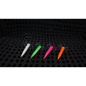 Fluorescent Squid Jig Hooks Cuttlefish Sleeve Fishing Lure Bait Head Hooks Luminous Octopus Lure Glow in Dark