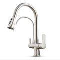 YenvQee Kitchen Induction Ionizer Hot/Cold 360 Degree Rotation Telescopic Sprayer Faucet with Water Filter for Household Use