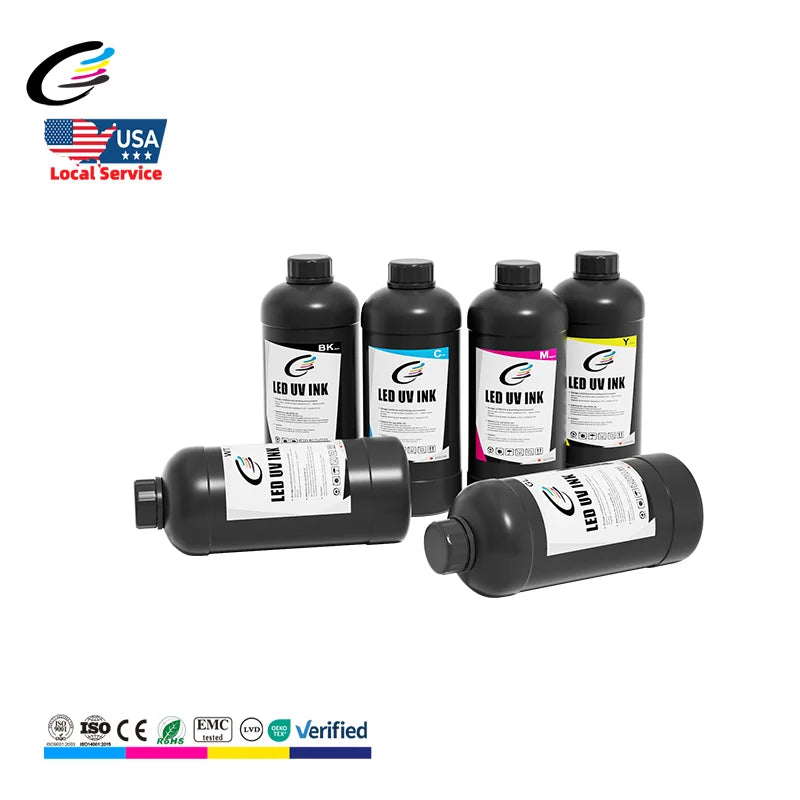 Fcolor UV Ink for Epson LED UV Ink Fast Curing UV Ink for Epson DX7 DX5 Flatbed Printer