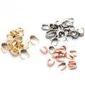 18K Gold Stainless Steel Melon Seeds Buckle Pendants Clasps Hook Connectors Clips for DIY Jewelry Making Handmade Bracelets