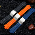 Adapt for Diving 7730 Silicone Band Racing Williams 7740 Boss 12mm strap