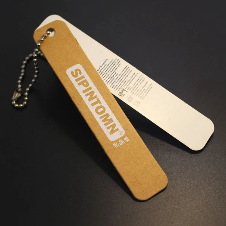 Wholesale Luxury Thick Paper Custom Garment hang Tag Customized in Different Shapes Rectangular Tags for Clothing