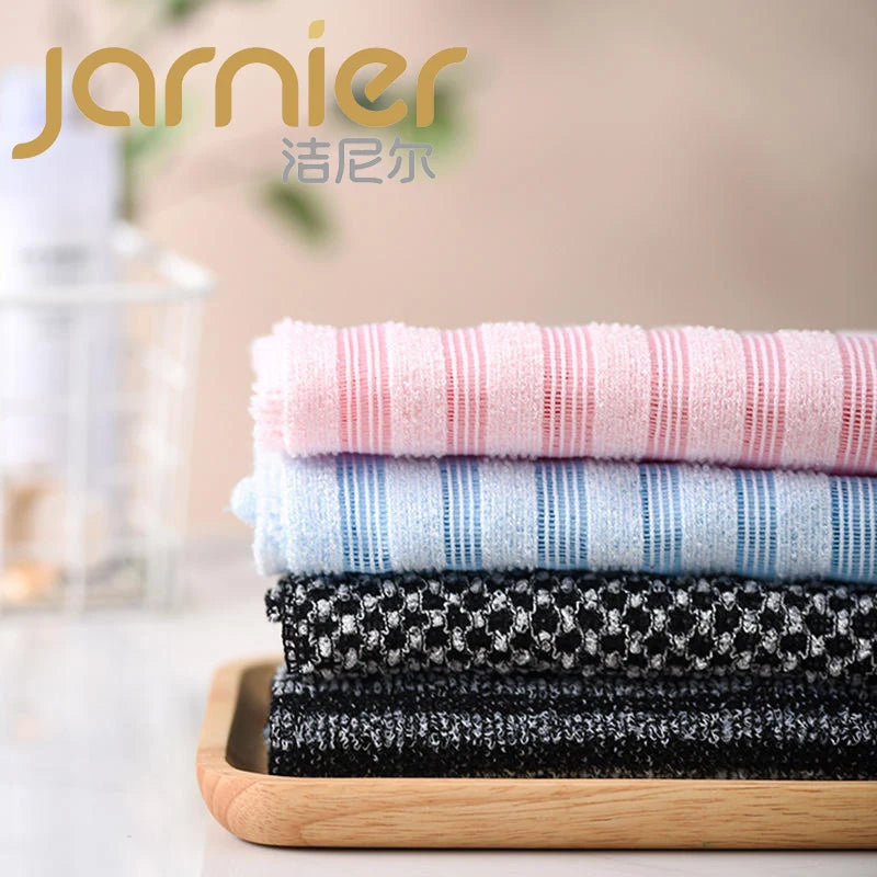 Manufacturer's Striped Spa Bathroom TowelJapanese Korean Style Long Body Cleaning Bath Sponge Cloth Pull Sling Made Cotton Nylon