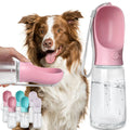12 19 oz Pets Cat Outdoor Walking Hiking Travel Food Grade Plastic Drinking Feeder Leak Proof Portable Dog Water Bottle