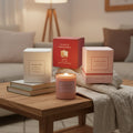 Custom Arbitrary Color Candle Jars Packaging Box With Logo Kraft Paper Candle Gift Card Box Folding Packaging