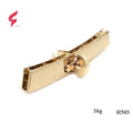 Lihui Decoration Zinc Custom Logo Luxury Turn Lock Hardware Nickel-Free Plating Customizable Colors for Handbag Purse