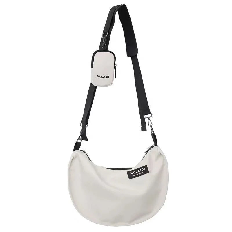 Wholesale Women Bags Daily Tote Shoulder Bag Leisure Dumpling Sports Style Students Crossbody Large Capacity Canvas Bag