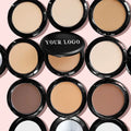 Best Makeup 14 Color Face Contour Compact Powder Private Label Oem Pressed Powder Foundation and Powder for All Skin