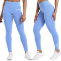 EU Size High Quality Custom Logo XS 87% Nylon 13% Spandex Ladies High Waist Gym Scrunch Butt Seamless Yoga Leggings for Women
