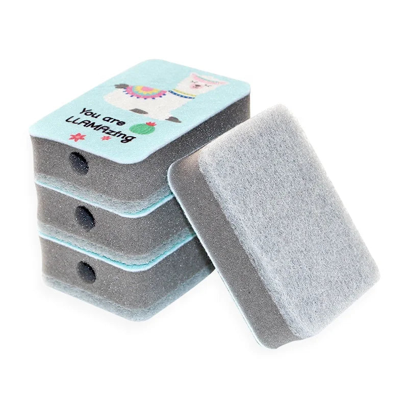 Three Layers Kitchen Clean Sponge