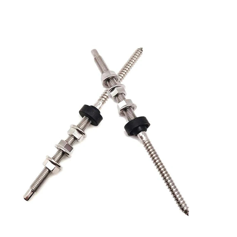 Wholesale Solar Mounting System Tin Roof Hanger Bolts M10x200mm M10x250mm with L Feet