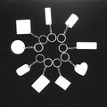 Design Your Logo Round Sublimation Key Ring Metal Chains Aluminum Circle Double Side Sublimation Printer Blanks Metal Handicraft