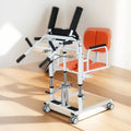 Durable Comfortable Manual Patient Transfer Chair Bedridden Disabled Bathroom Safety Equipment for Rehabilitation Therapy