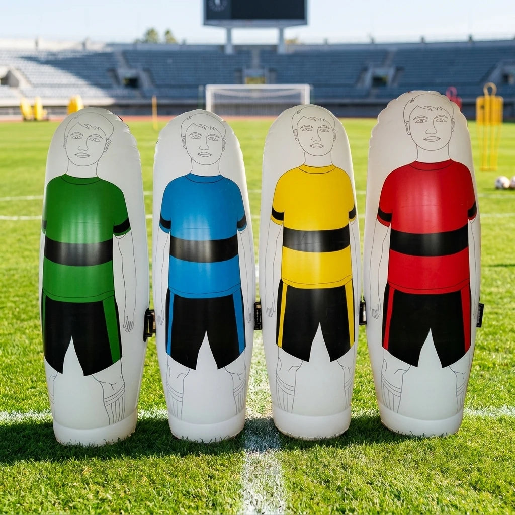 Customize 2m Multi Color GoalKeeper Free Kick  Football Mannequin Inflatable Soccer Dummy