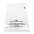 Resealable PE Self Adhesive Plastic clear Mailers with Suffocation Warning Clothes Packing Bags Transparent Mailing Bag