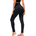Hot Women's Double Brushed Yoga Pants Super Soft Knitted Workout Tights High Waist Breathable Milk Silk Black Leggings Casual