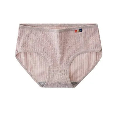 Hot Sale Girls Seamless Pure Color Underwear Women Moisture Wicking Cotton Panties