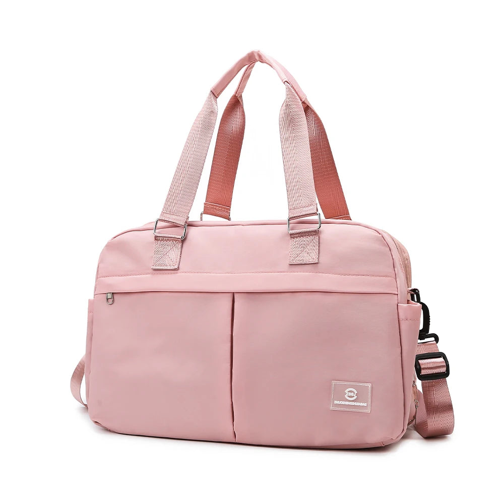 New Large Capacity Wet Dry Gym Bag Scalable Nylon Multifunctional Expansion Handbag Zipper Crossbody Luggage Storage for Outdoor