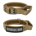Adjustable Nylon Dog Training Collar with Personalized Features Durable Double Buckle Tactical Collar Solid Pattern