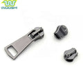Wooshi Handmade Auto Lock Zipper Pull Slider NO.5# Metal Plating Hanging Pearl Garment/Bags Zinc Alloy-100 Pcs/kg OEKO-TEX100