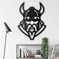 Viking Warrior Norse Murale WJD08 Salon Norse Mythology Metal Wall Decor for Living Room