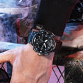 Fairwhale  Mens Watches Top Brand Luxury Chronograph Watch Rubber Strap Waterproof Sport Quartz Watch Men Male Wristwatch
