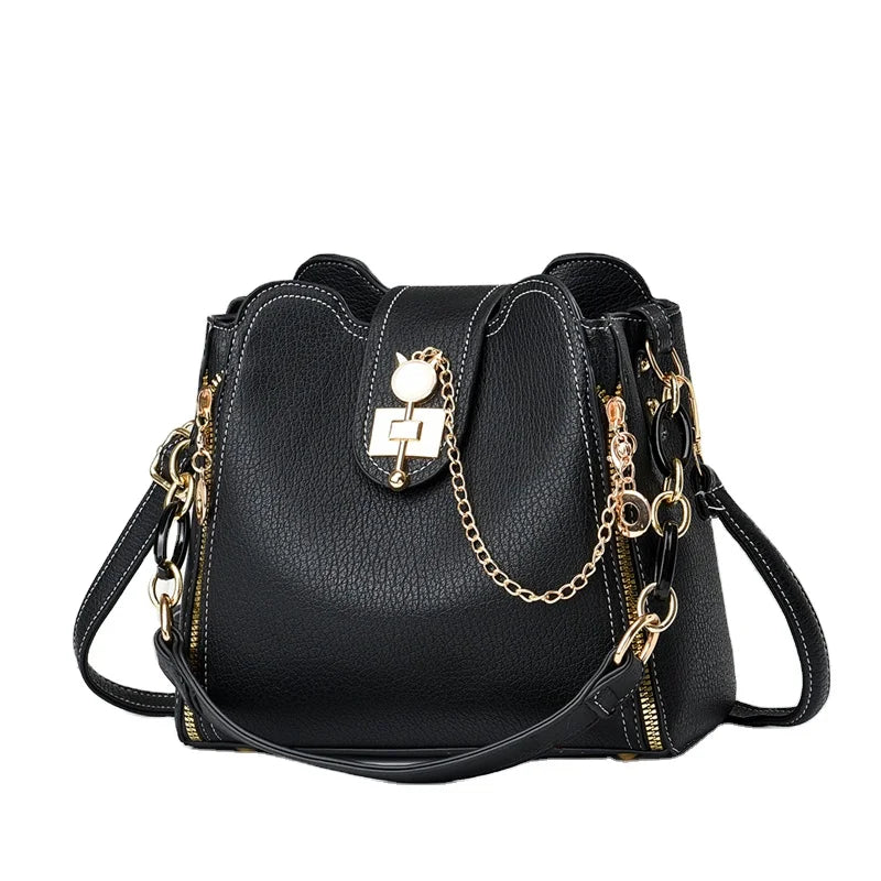 2022 New Pure Color Simple Large Capacity Single Shoulder Bag Factory Wholesale Cross-body Bag MegaBDM