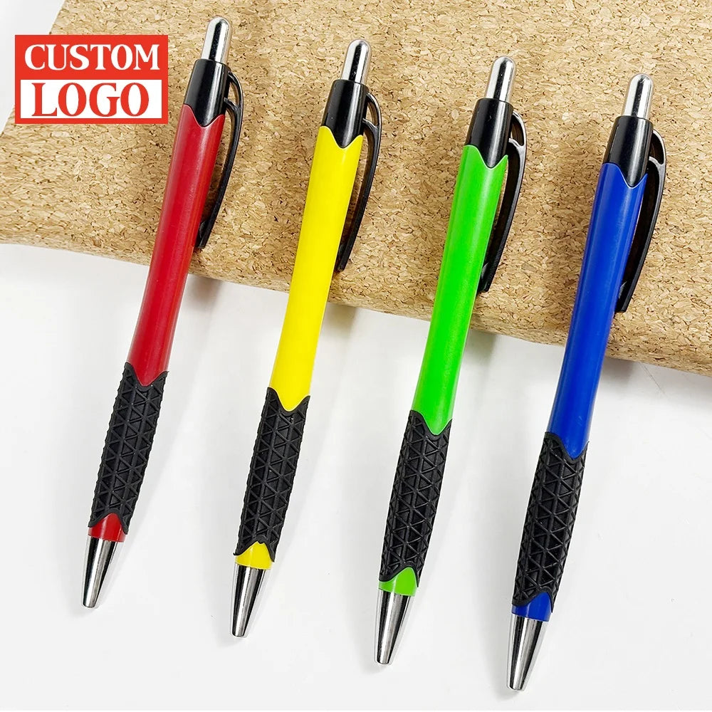 Island Plastic Rubber Ball Pen II Full Color Cheap Gift Pen Office Writing Promotional Ballpoint Pens with Custom logo