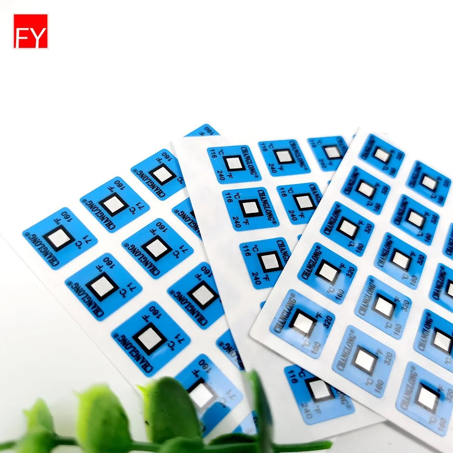 Custom Printing Logo Indicator Sensitive Color Changing Custom Reversible Temperature Indicator Sticker