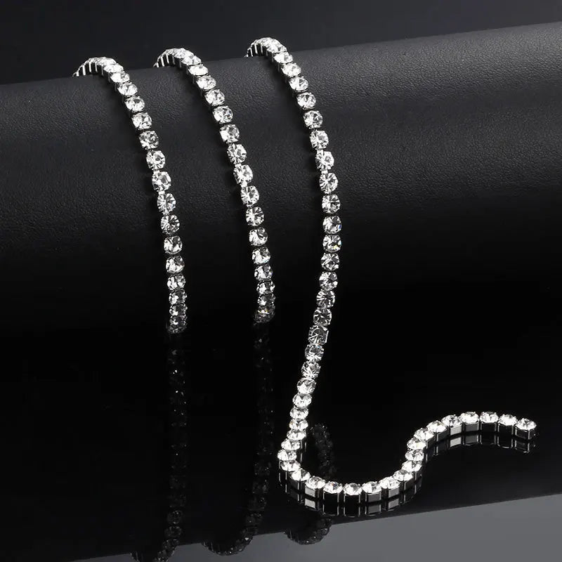 Stainless Steel Close Drill Chain Flash Chain Stainless Steel DIY Necklace Bracelet Waist Clavicle Fashion Claw