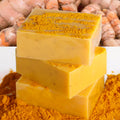 Private Label VC Vegan Face Savon Anti-Oxidation Remover Pimple Natural Glycerin Anti Acne Whitening Organic Tumeric Soap