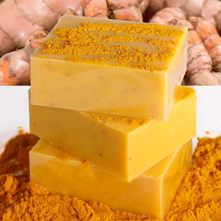 Private Label VC Vegan Face Savon Anti-Oxidation Remover Pimple Natural Glycerin Anti Acne Whitening Organic Tumeric Soap
