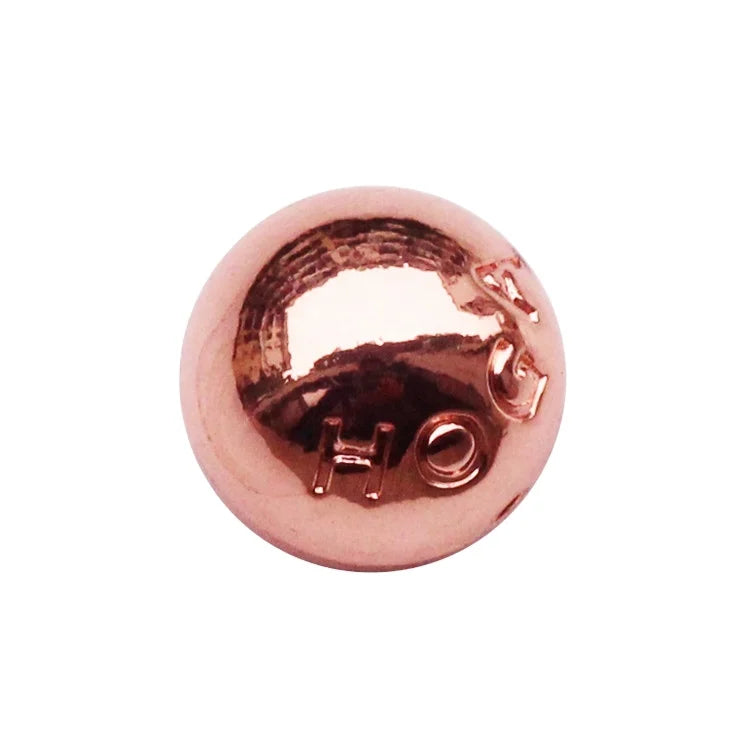 Zinc Alloy Custom Engraved logo Round Charms Decorative Metal Name Jewelry Beads for Women Bracelet