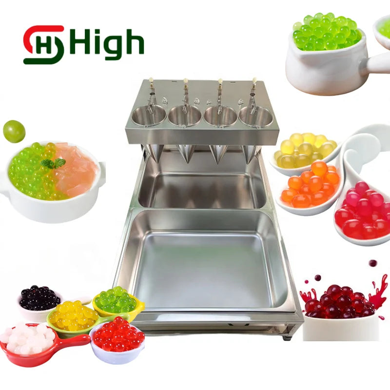 Professional Tabletop Juice Ball Popping Boba Milk Tea Bead Making Bursting Pearl Equipment