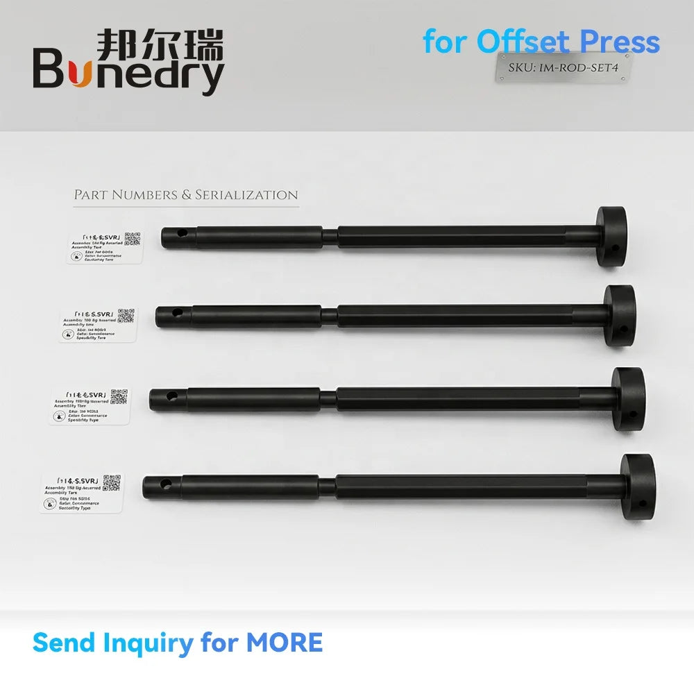 370mm Roller Holder Bracket Support Rod for Komori Offset Printing Machine Spare Part Metal