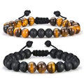 Popular Wholesale Factory Supply 8mm Adjustable Handmade Stretch Natural Stone Bead for Men Women