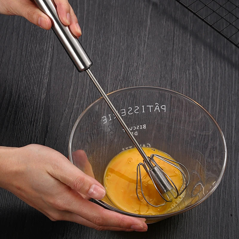 Eco-friendly Semi-automatic Egg Beater Hand-held Rotary Egg Beater Baking Mixer