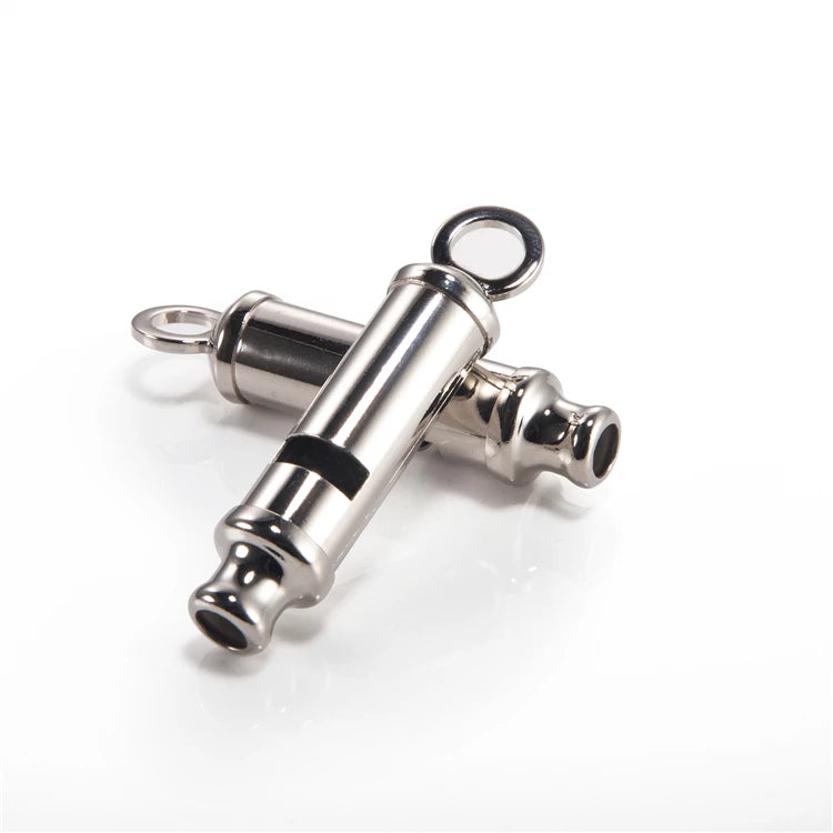 Factory Promotional Silver Promotion Dog Training Iron Metal Whistle