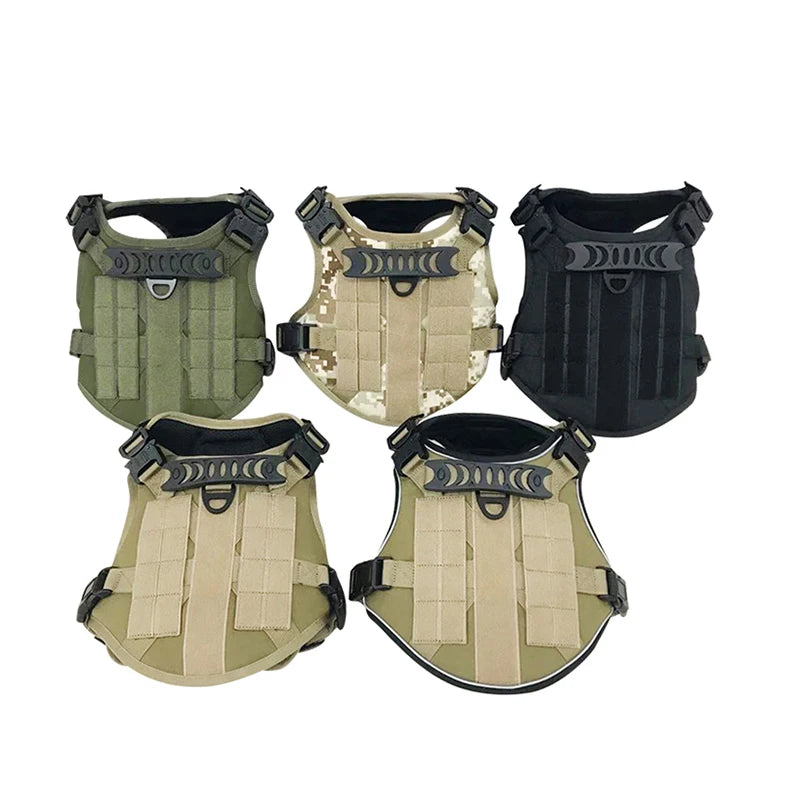 Safe and Reliable No Pull Useful Functional Padded Sport Dog Harness Solid Vest Nylon Hand