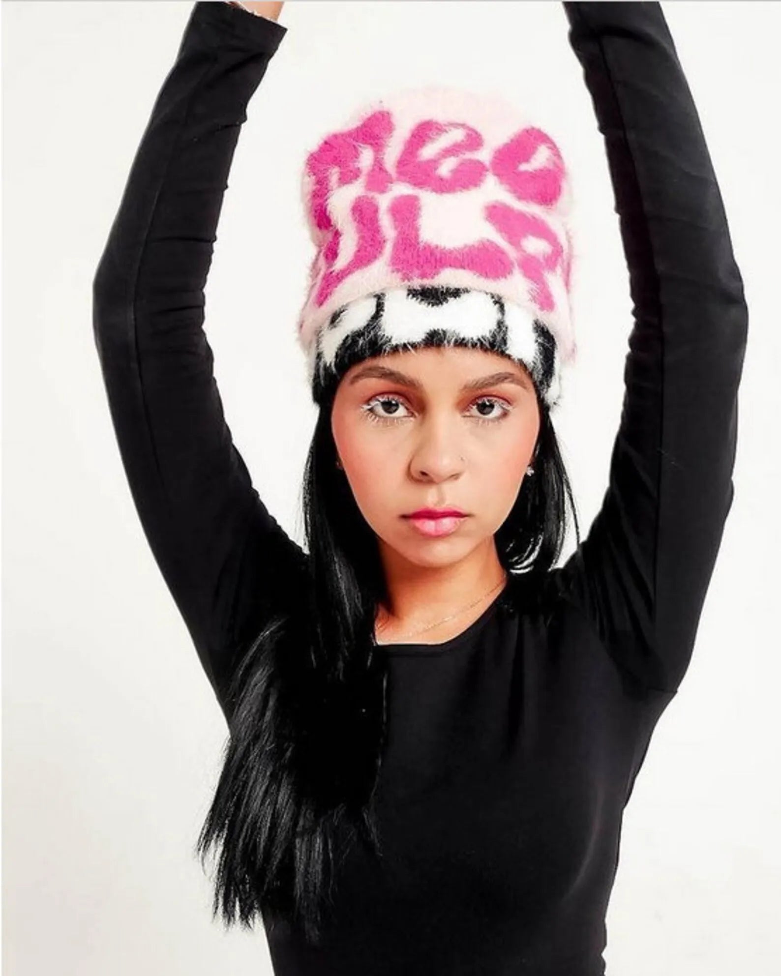 ZG Customizable Chunky Wool Distressed Acrylic Crochet Beanies Fuzzy Athletic Logo Skull Low MOQ Y2K Mohair Beanies for Travel