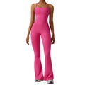 New Style Women Long Length Quick Dry Lightweight Stretch Halter Neck Yoga Jumpsuit