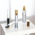 Latest Design Personalized Gradient Color 5ml 10ml Cologne Bottle With Silver Aluminum Cap