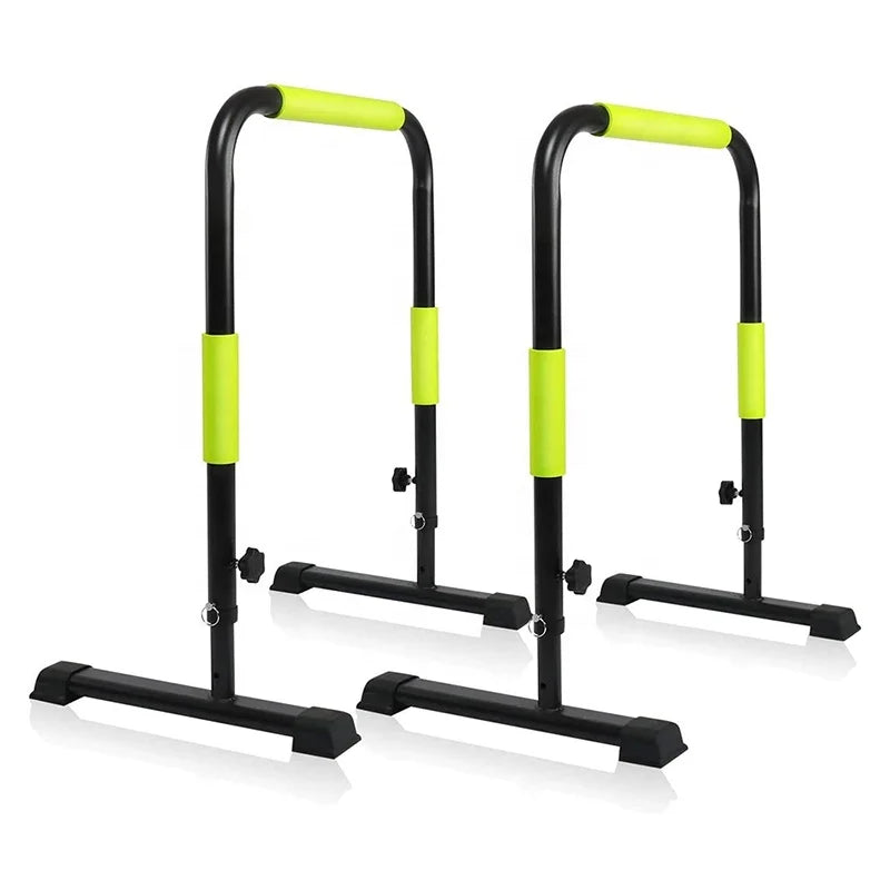 Dip Stand Station for Heavy Duty Adjustable Height Upper Body Equipment for Home Gym for Tricep Dips
