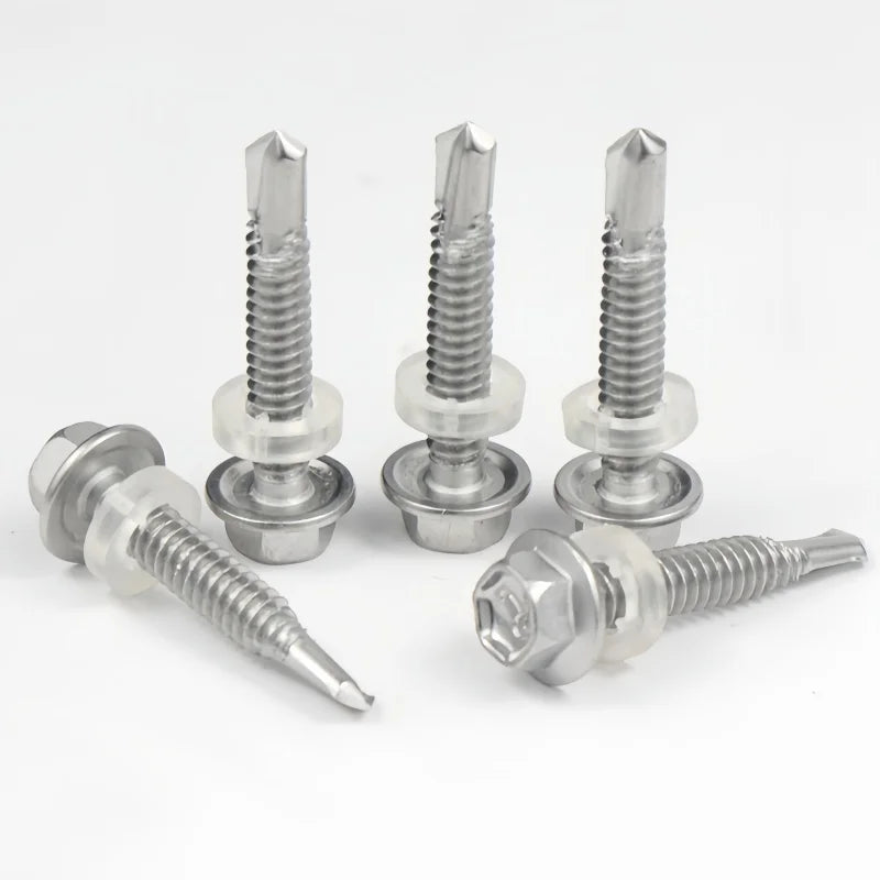 Metal Steel Roofing Screw Washers Hex Head Self Drilling Tapping Screw for Sandwich Panels